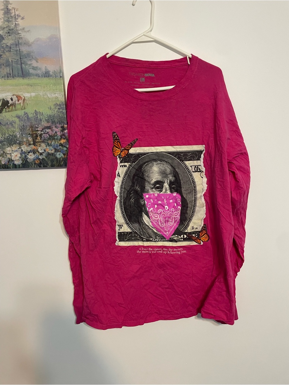 Fashion Nova women Long-Sleeve chase the Vision.